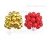 Golden and Red Balloons