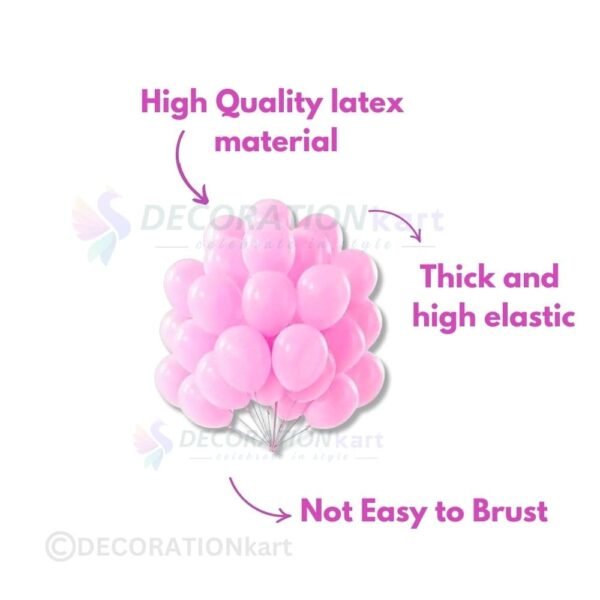 "Pink Balloons for Birthday, Anniversary & Party Decoration – Buy Online at DecorationKart"