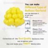 "Metallic Yellow Balloons - Perfect for Birthday, Anniversary, and Party Decorations | 50pcs Pack | Buy Online from DecorationKart"