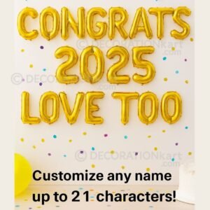 up to 21 Golden Foil Balloons 16 inch