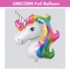 Unicorn Balloon for Birthday Party Decoration – Cute Colorful Foil Balloon