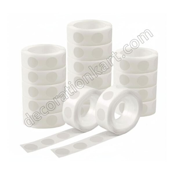 “Balloon dot tape rolls for secure and mess-free balloon decoration setup”
