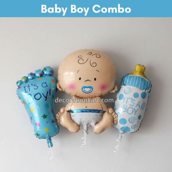 - Baby Feet Balloon – “Baby feet-shaped foil balloon for baby shower decoration”