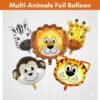 - Lion Foil Balloon – “Colorful lion-shaped foil balloon for jungle theme birthday party”